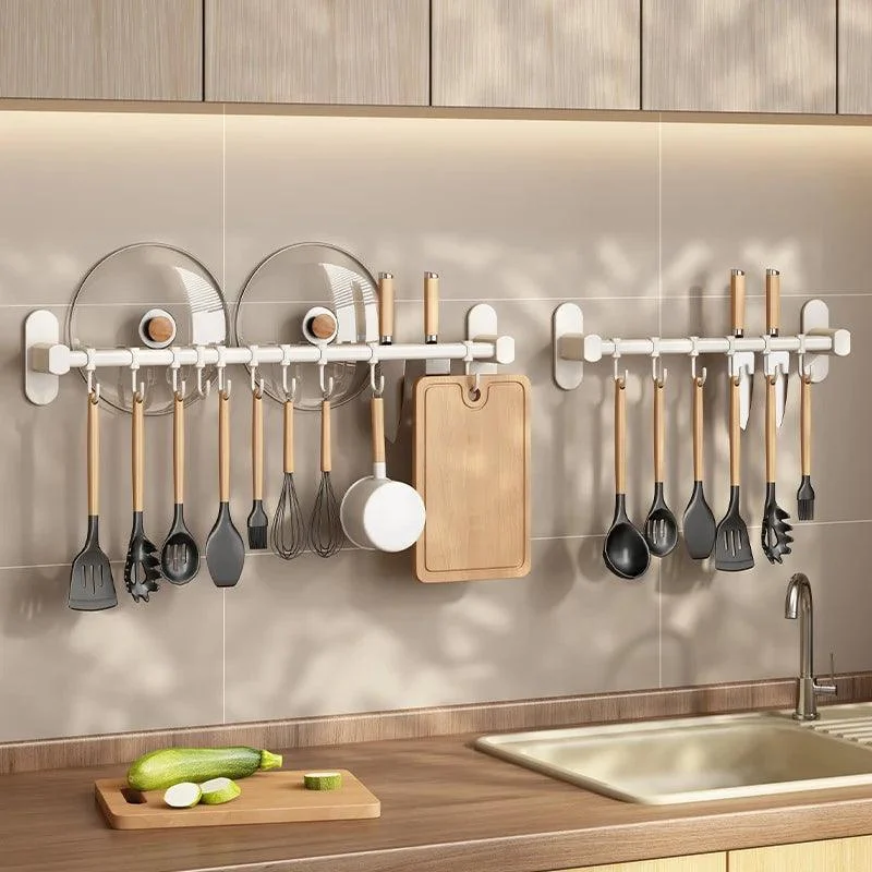 Kitchen Utensil Storage Rack - Multi-Way - Wall Mounted - Pan Lid and Spatula Storage Rack -  - #tag1#