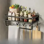 Kitchen rack Black tag1