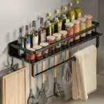 Kitchen rack Black tag1