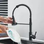 Kitchen_tap_with_pull-out_hand_shower_-_-_tag1_-4287274 Kitchen tap with pull out hand shower tag1