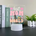 Kleurrijke Print Tekst Acryl Led Licht Voor Moeder Nachtlamp Tafel Verjaardagscadeau Slaapkamer Bedlampje Moeder S Dag 2fa639af 109d 406a 9d9e 864f311943de