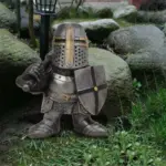 Knight_Gnome_Statue_-_Gnomix_-_Garden_Decoration_-_Medieval_Style_-_-_tag1_-4287788 Knight Gnome Statue Gnomix Garden Decoration Medieval Style tag1