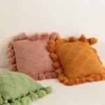 Knit Tassel Pillow Cover tag1