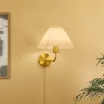 Koperen Wandlamp Met Schakelaar Origami Lampenkap Slaapkamer Bed Koperen Muur Licht Woonkamer Decoratie Balkon Muur Schans 59cd2481 13e2 49fc b8b5 5d7932213363