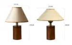 Korean Retro Lamp Wooden Lighting Bedroom Decoration Home