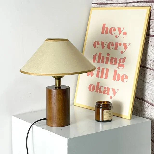 Korean Retro Lamp Wooden Lighting Bedroom Decoration Home -