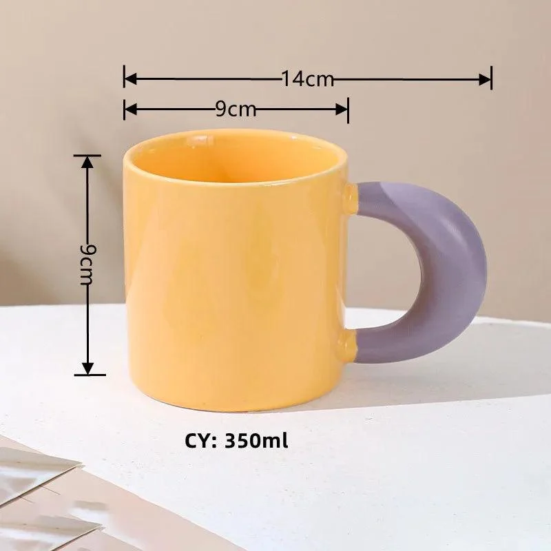 Korean Style Aesthetic Cute Mug Cerami -