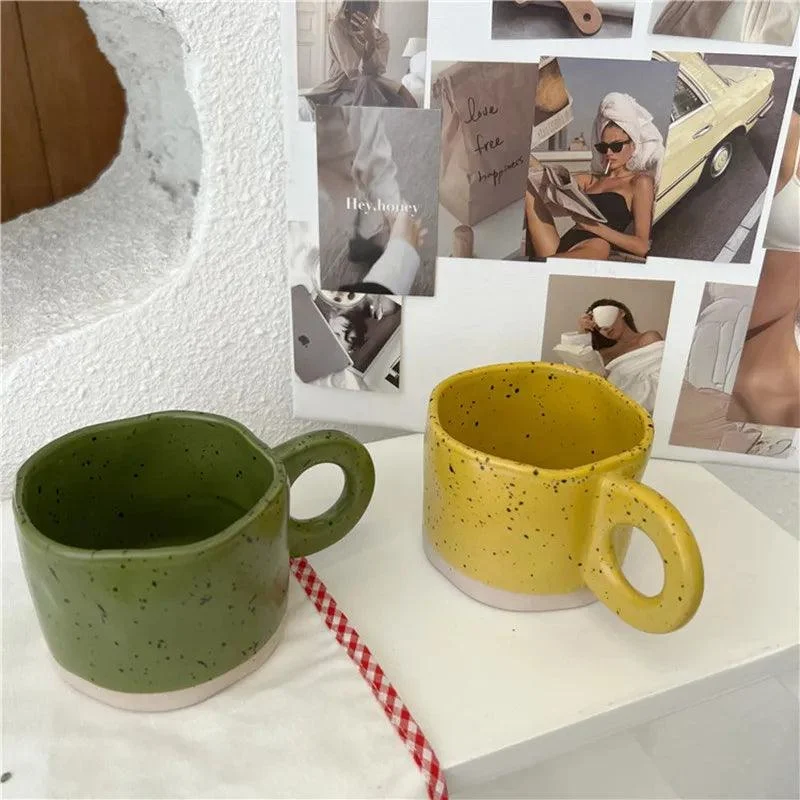 Korean Style Aesthetic Cute Mug Cerami -