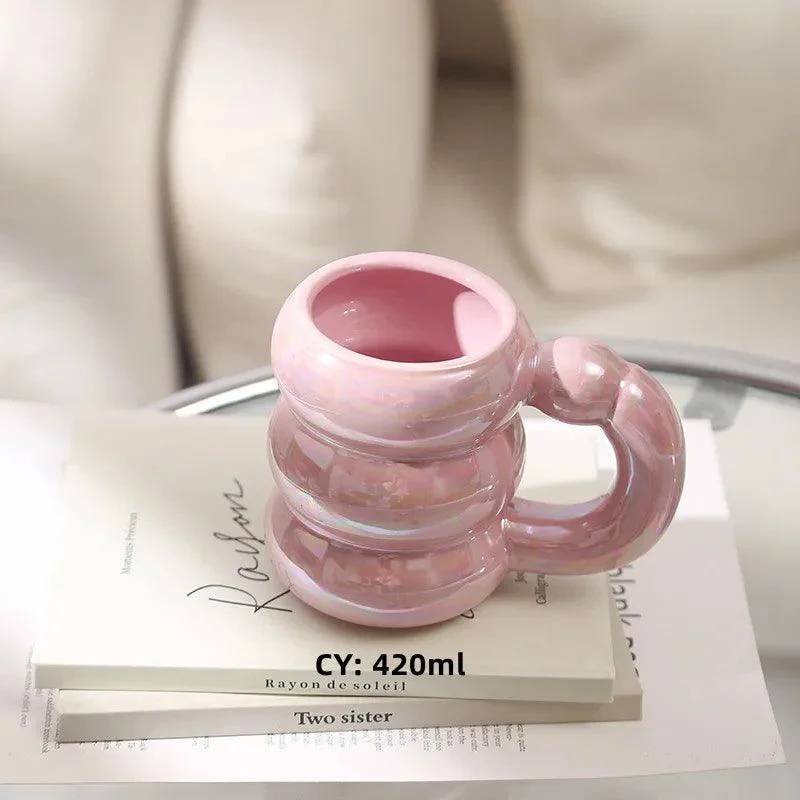 Korean Style Aesthetic Cute Mug Cerami -