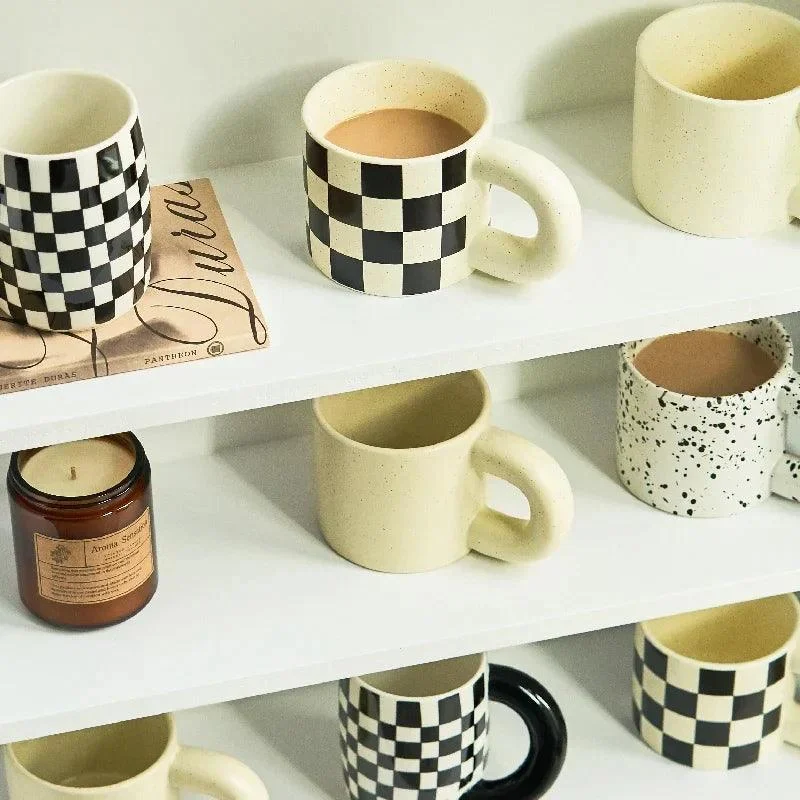 Korean Style Ceramic Aesthetic Mugs Nordic -