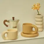 Korean Style Ceramic Aesthetic Mugs Nordic