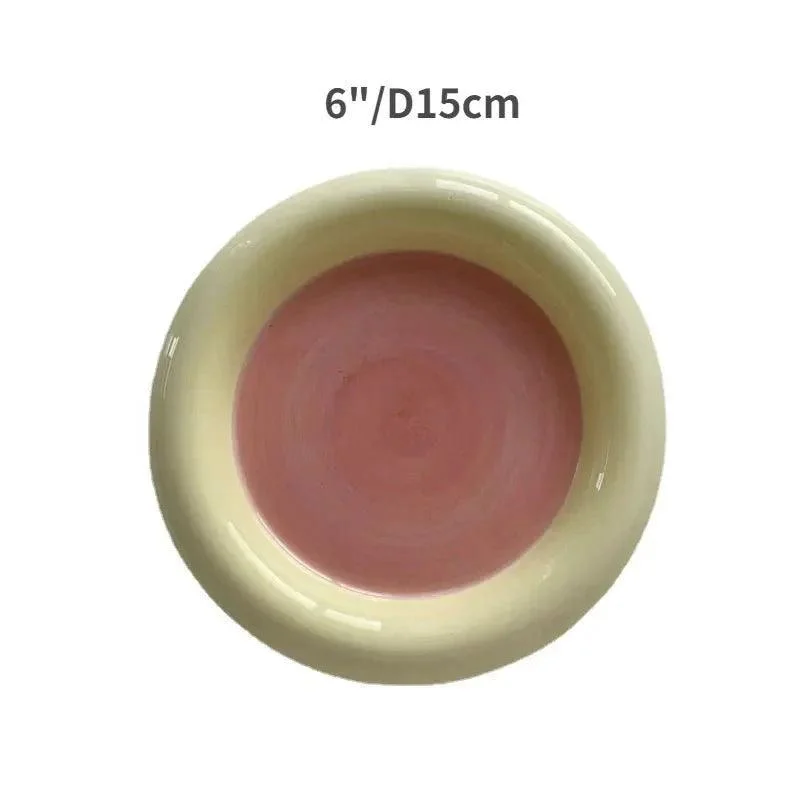 Korean Style Chubby Pastel Colour Plate -  - #tag1#