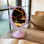 Korean Style Heart Shaped Double Sided Cosmetic Mirror tag1