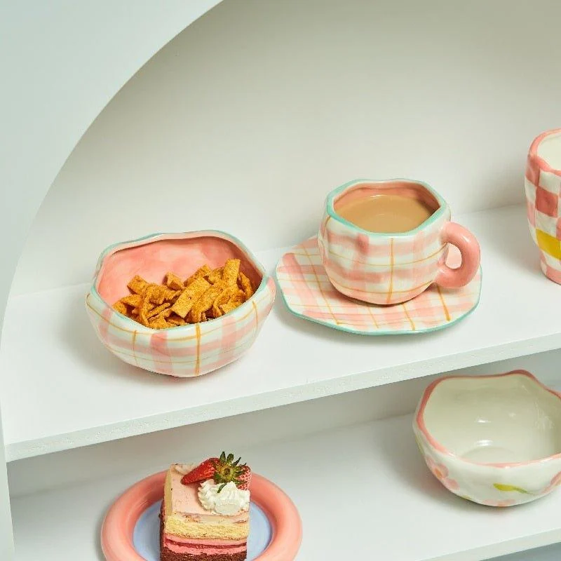Korean Style Irregular Coffee Mug -  - #tag1#