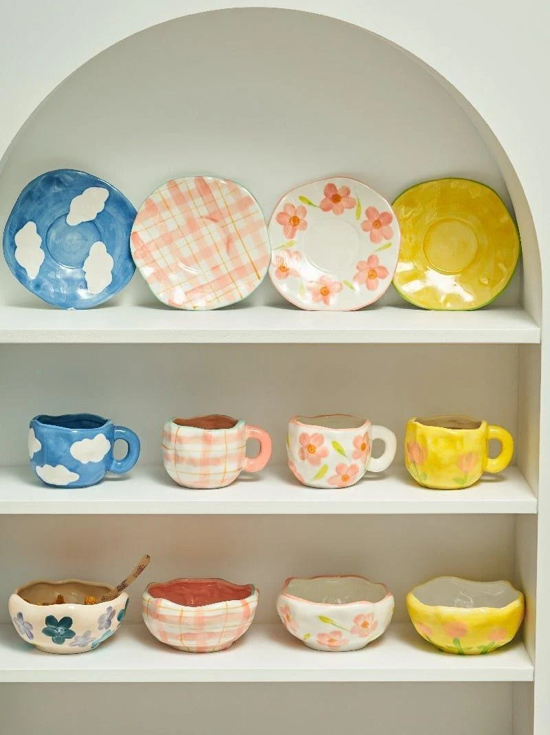 Korean Style Irregular Coffee Mug -  - #tag1#