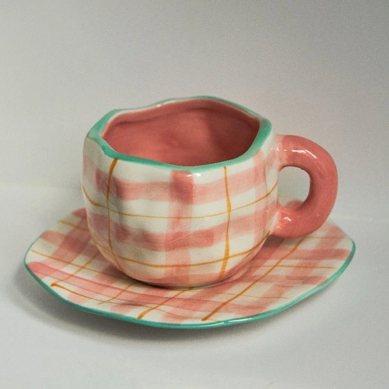 Korean Style Irregular Coffee Mug -  - #tag1#