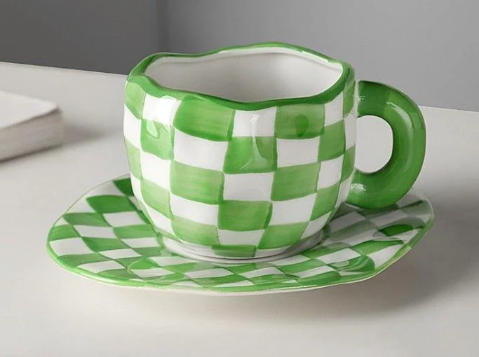 Korean Style Irregular Coffee Mug -  - #tag1#