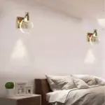 Kristy Modern LED Wall Lamp Gold Bedroom Dining Room Crystal tag1
