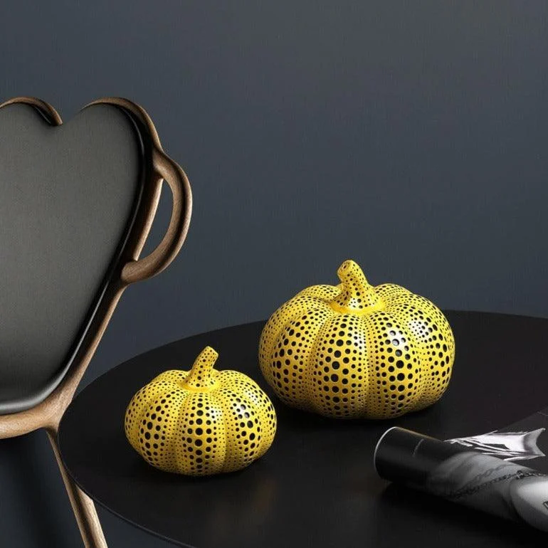 Kusama Yayoi Style Pumpkin Sculptures -