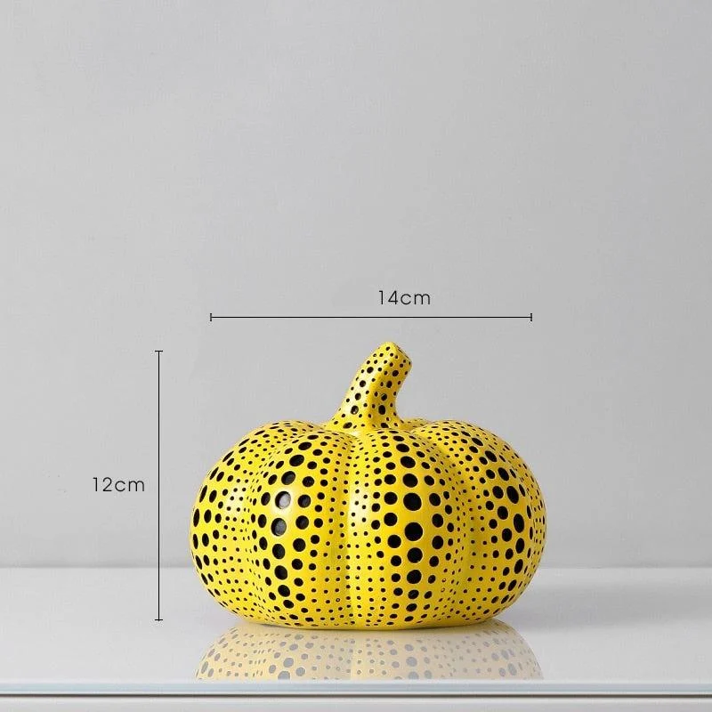 Kusama Yayoi Style Pumpkin Sculptures -