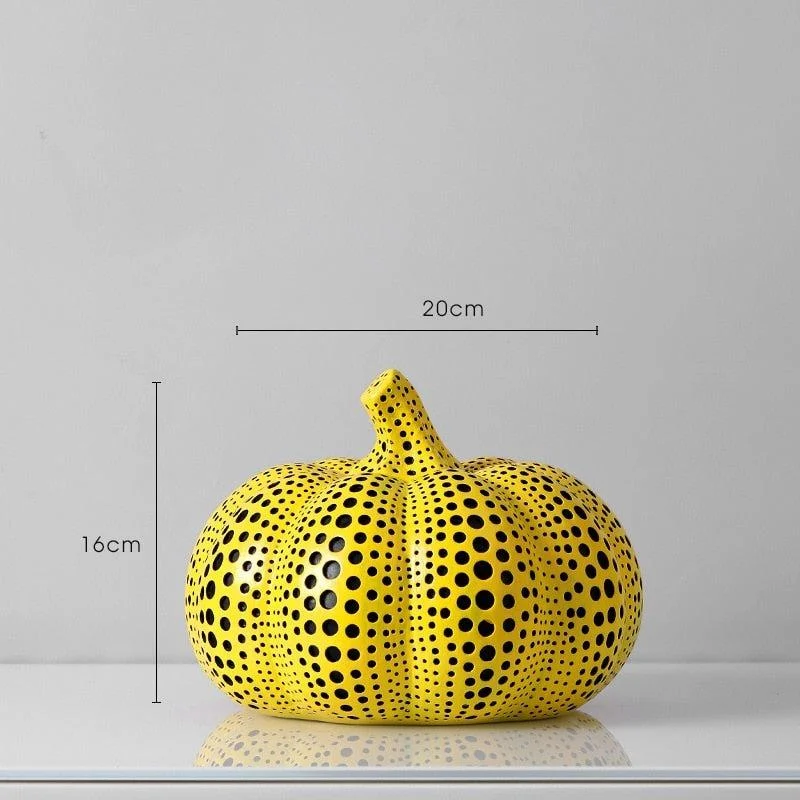 Kusama Yayoi Style Pumpkin Sculptures -