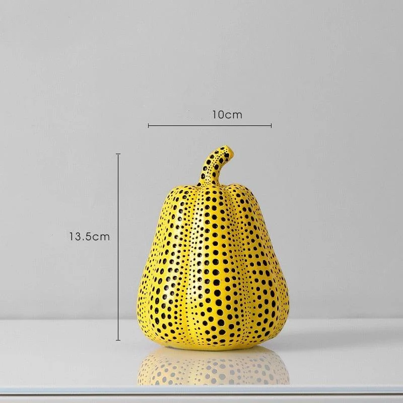 Kusama Yayoi Style Pumpkin Sculptures -