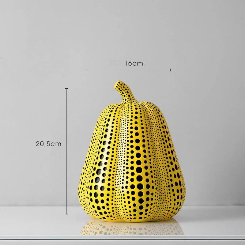 Kusama Yayoi Style Pumpkin Sculptures -