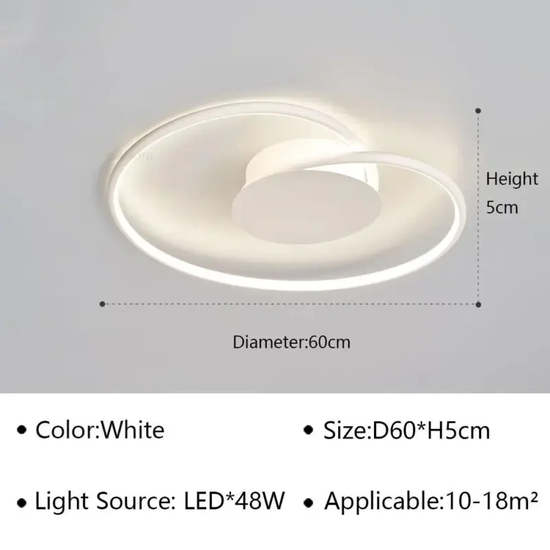 L mpara de techo LED Simple y moderna para sala de Estar comedor dormitorio estudio pasillo 5c0feaeb 7f2a 44ff 9a9c