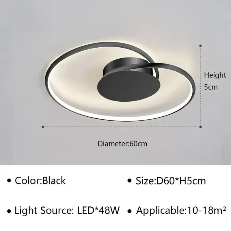 L mpara de techo LED Simple y moderna para sala de Estar comedor dormitorio estudio pasillo e6f942c9 47e3 4c41 a62a 0edfa28d0c88