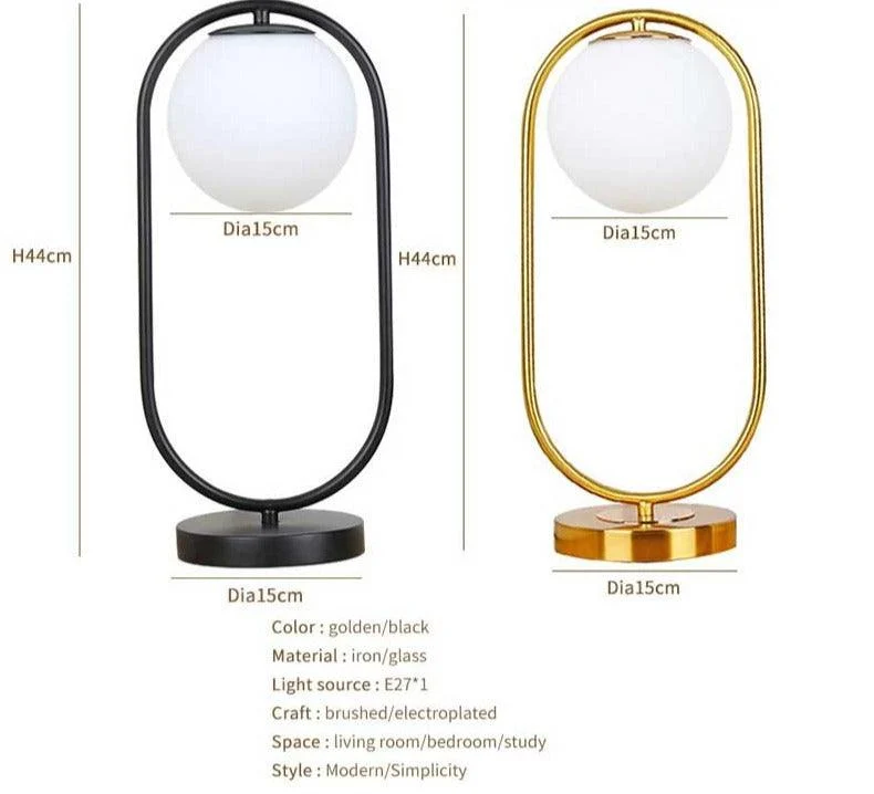 Retro Nordic Glass Ball Lamp - ISTANBULLU LTD