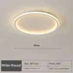 LED Ceiling Chandelier Nordic Simple Round Ceiling Lights Living Dining Room Bedroom Corridor Home Indoor Nordic 55958004 4704 418a 99c7 1682ae0230b4