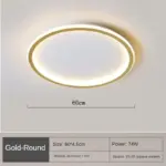 LED Ceiling Chandelier Nordic Simple Round Ceiling Lights Living Dining Room Bedroom Corridor Home Indoor Nordic 565f4357 35cd 409d b684 ad9324558753