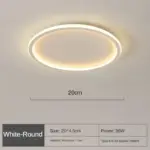 LED Ceiling Chandelier Nordic Simple Round Ceiling Lights Living Dining Room Bedroom Corridor Home Indoor Nordic 58d74e44 d151 438c b192 7e9bbe6701d1