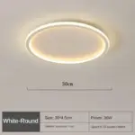 LED Ceiling Chandelier Nordic Simple Round Ceiling Lights Living Dining Room Bedroom Corridor Home Indoor Nordic 5a36035d f7d3 4963 90ba 6782cd3d71cb
