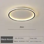 LED Ceiling Chandelier Nordic Simple Round Ceiling Lights Living Dining Room Bedroom Corridor Home Indoor Nordic b3e9a469 6879 4380 846c 6783f6bdad93