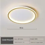 LED Ceiling Chandelier Nordic Simple Round Ceiling Lights Living Dining Room Bedroom Corridor Home Indoor Nordic ceaeb9c7 9894 4395 945e 191a5febcf7b