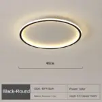 LED Ceiling Chandelier Nordic Simple Round Ceiling Lights Living Dining Room Bedroom Corridor Home Indoor Nordic f86888ff 4b95 4150 9f14 e367a15f3d80