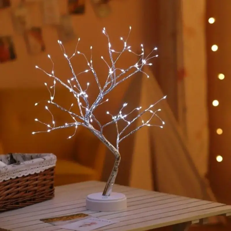 LED Night Light Mini Christmas Tree Copper Wire Garland Lamp For Home Kids Bedroom Decor Fairy.jpg 640x640 1024x1024 2x 9bffaafd ef72 4e82 a57b f034dc195f4c