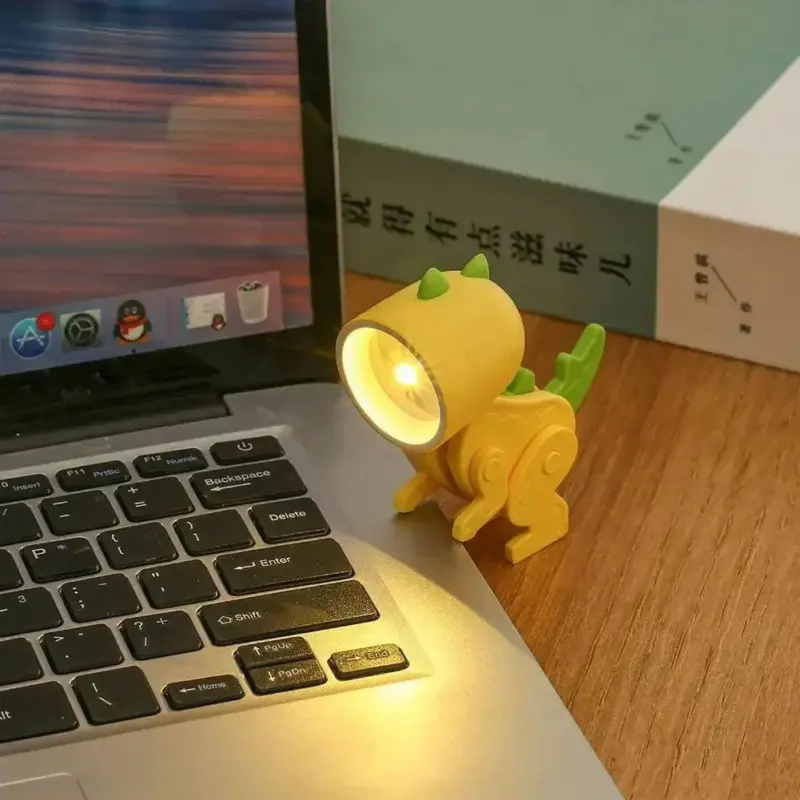 LED Night Light Mini Folding Desk Lamp Cute Pet Lights Dog Deer Dinosaur Flower Portable Night 499eed4c 4c7c 4207 b350 ab55d67140ce