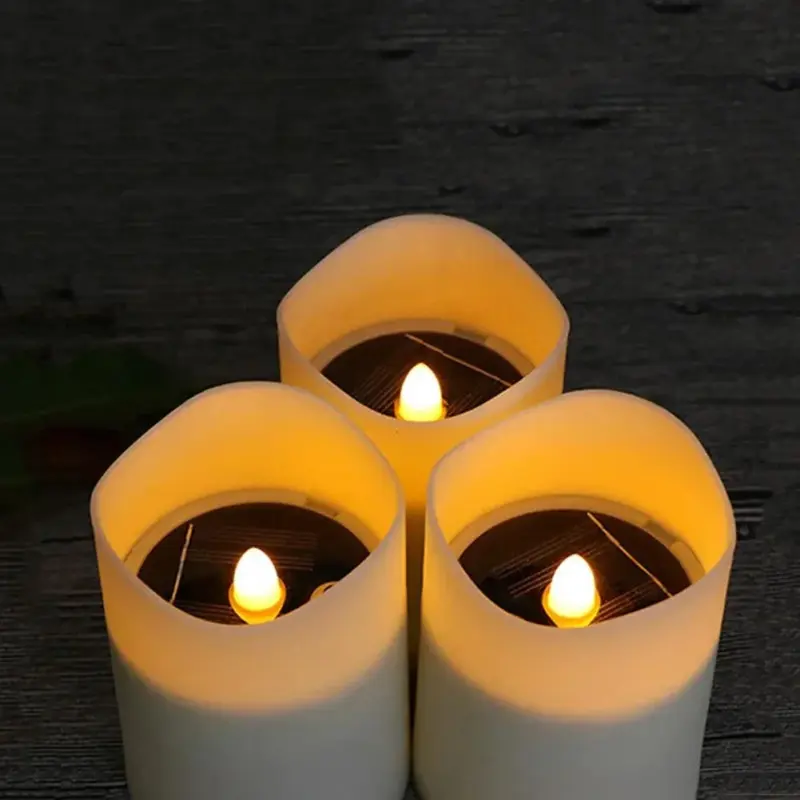 LED Solar Light Candle Flame Lamp Outdoor Garden Lawn Stakes Light for Home Courtyard Festival Garden 08a13b63 cbf1 4a2c a12e c1f7126adaf4