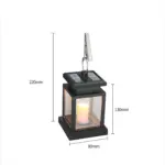 LED Solar Lights Candle Lantern Outdoor Palace Lantern Garden Lamp With Hook Landscape Lighting Floor Lights 90737168 2de3 4ff6 a09a 803225fb074c