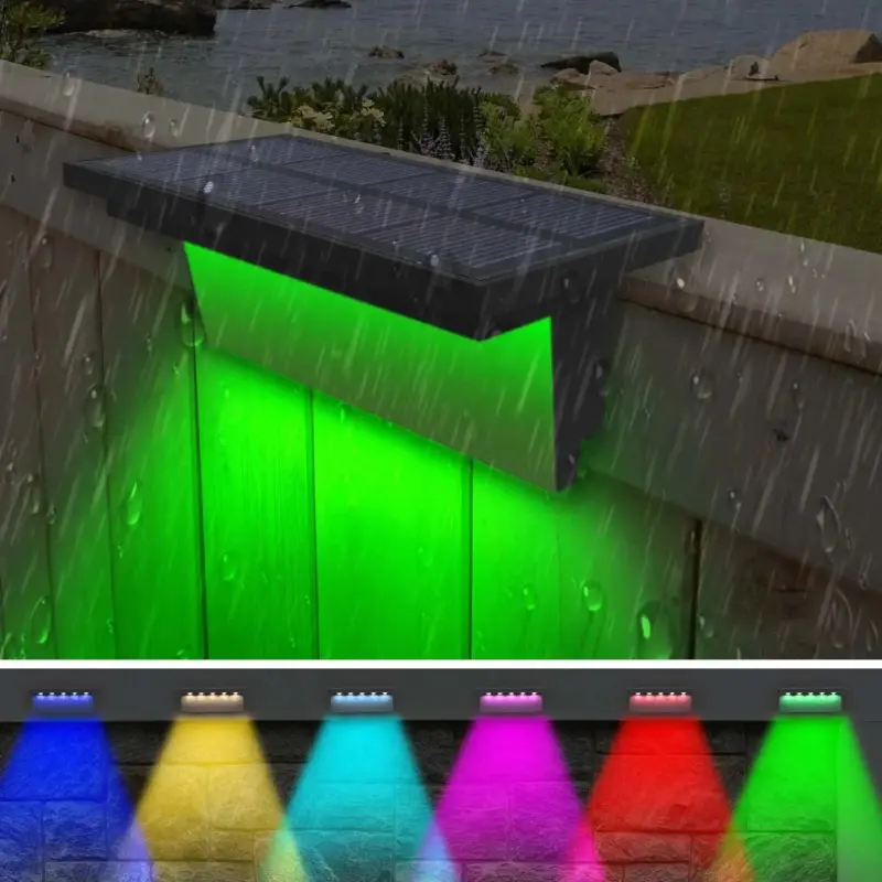 LED Solar Stair Light Path Outdoor Waterproof Wall Lamp Garden Terrace Guardrail Step Light Landscape Balcony 1c767270 53c4 4bd6 ab16 12e7b0f61cc9