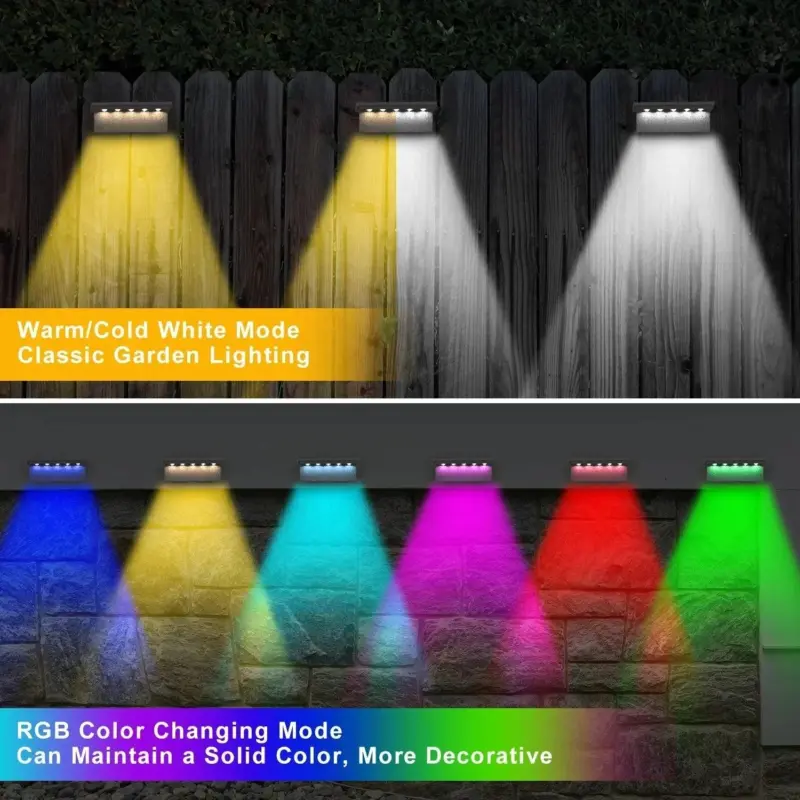 LED Solar Stair Light Path Outdoor Waterproof Wall Lamp Garden Terrace Guardrail Step Light Landscape Balcony 75fd4b4a b597 43da 9c49 3eba1797ea6f