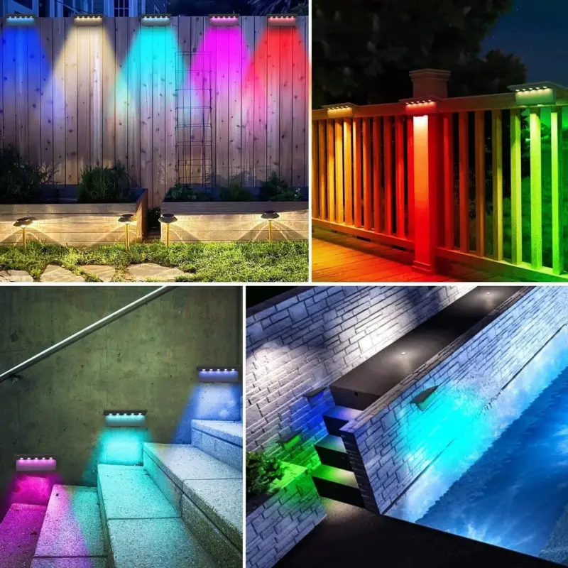 LED Solar Stair Light Path Outdoor Waterproof Wall Lamp Garden Terrace Guardrail Step Light Landscape Balcony 8d2ec1cc c3b6 4f69 a6b8 b15663ababfd