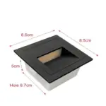 LED Wall Lamp Recessed Stair Light Indoor Outdoor Decoration Step Light Ladder Stairway Night light Corridor f1307803 167d 41d2 b179 89af90ea53ab
