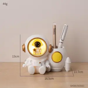 LED Astronaut Pen Holder