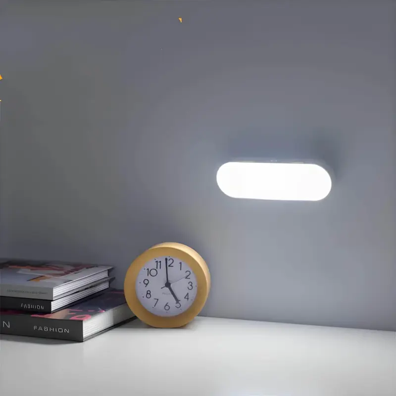 LEDUSBAufladbareKabelloseBewegungsmelderWandlampe BewegungsaktiviertesLichtWiederaufladbarMagnetischeBefestigung