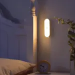 LEDUSBAufladbareKabelloseBewegungsmelderWandlampe BewegungsaktiviertesLichtWiederaufladbarMagnetischeBefestigung2xlumina
