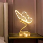 LED Butterfly Lamp Table Lamp Desk Lamp Indoor Lighting with Switch Bedroom Living Room Home Decoration tag1