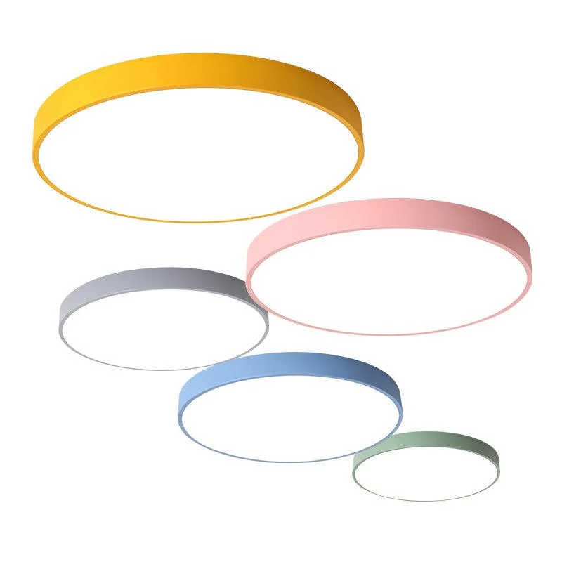 LED Ceiling Lamp Children Round - Colorful Design -  - #tag1#